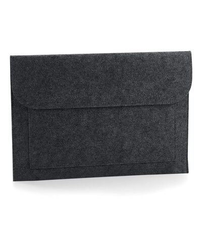 BagBase Felt Laptop/Document Slip/Sleeve (Charcoal Melange) (One Size)