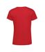 Womens/ladies Inspire E150 T-shirt Red B&C-2