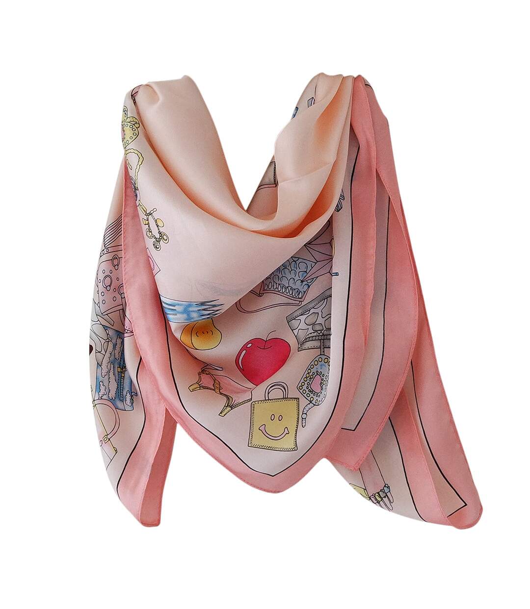 Foulard polysatin BOJANA-2