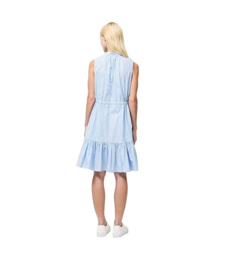Womens/ladies Era Tiered High-neck Dress Blue French Connection