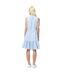 Womens/ladies Era Tiered High-neck Dress Blue French Connection-3