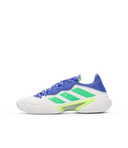 Chaussures de tennis blanc/bleu homme adidas barricade