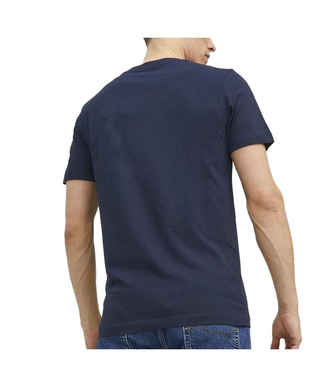 T-shirt Marine Homme Jack & Jones Bluarchie - L-2