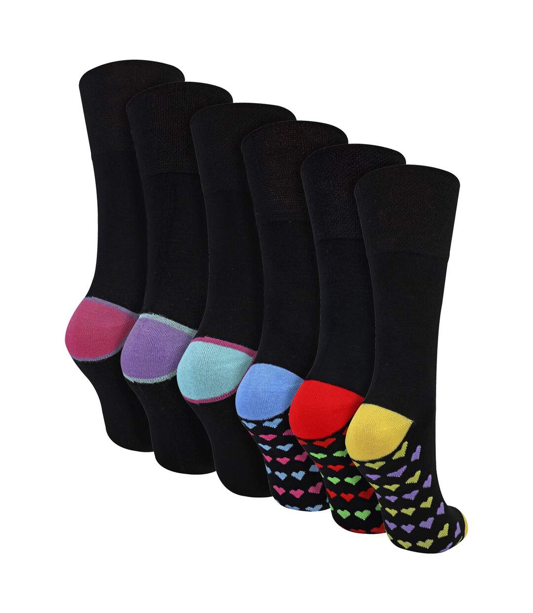 Sock Snob- Lot De 6 Chaussettes Femme Bambou Sans Élastique Respirantes-1