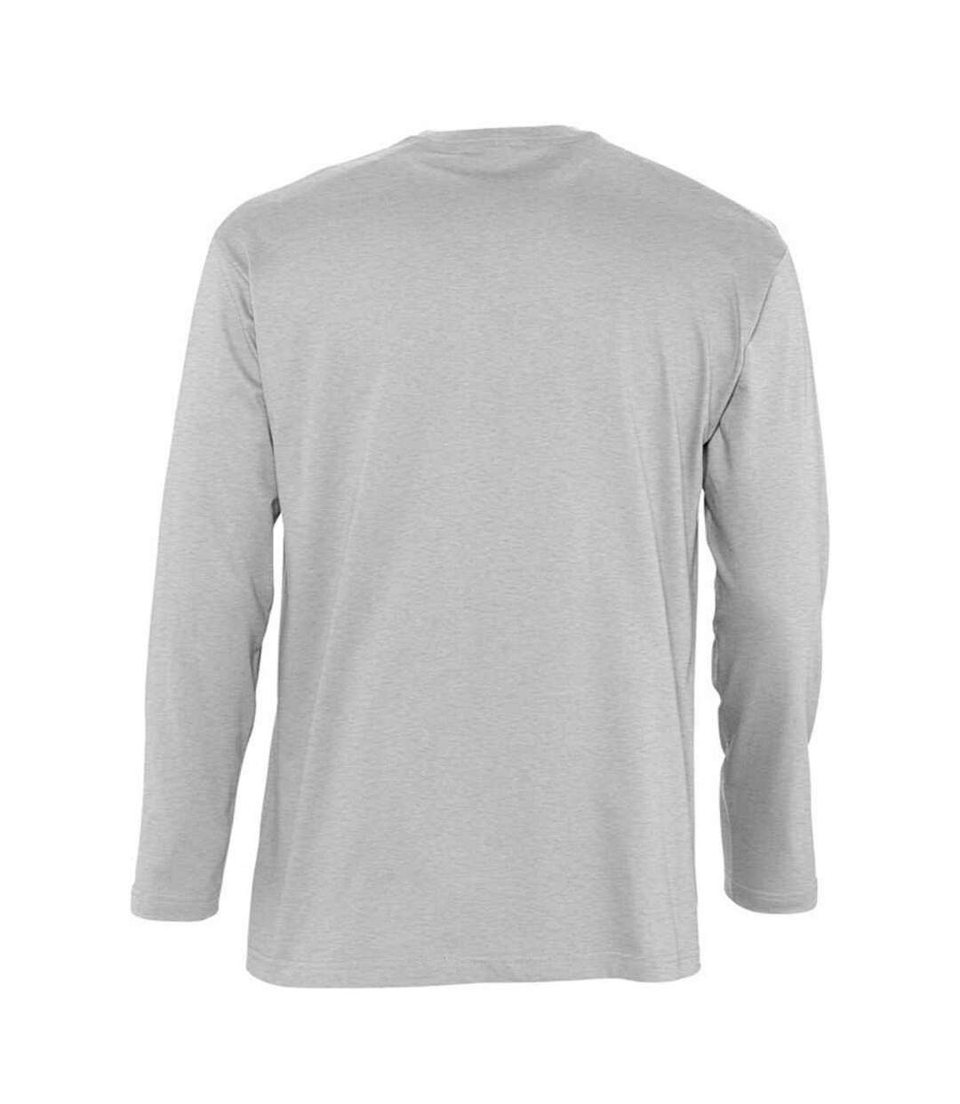T-shirt Monarch Homme Gris Chiné SOLS-2