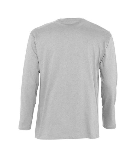 T-shirt Monarch Homme Gris Chiné SOLS