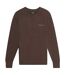 Pull Tricoté Col Ras-du-cou Motif/style Logo Homme Marron Lyle & Scott-2