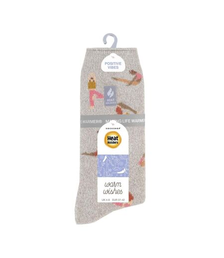 Women's Novelty Fleece-Lined Thermal Hobby Socks for Winter