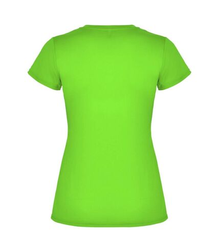 Roly Womens/Ladies Montecarlo Short-Sleeved Sports T-Shirt (Lime)