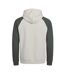 Mens Unlabeled Two Tone Hoodie Cement Dark Green Tee Jays-2