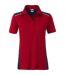 Polo de travail - Femme - JN857 - rouge