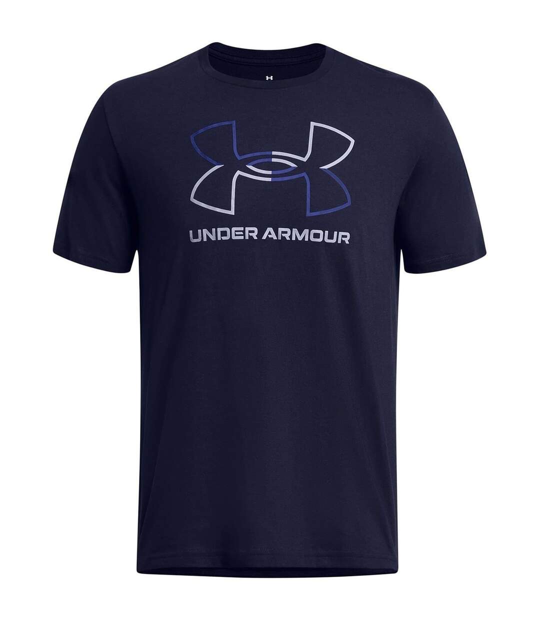 T-shirt Manches Courtes Foundation Updates Gl Homme Bleu Marine Bleu Under Armour-1