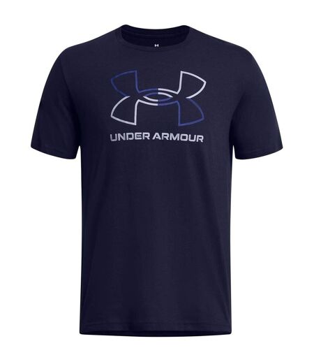T-shirt Manches Courtes Foundation Updates Gl Homme Bleu Marine Bleu Under Armour