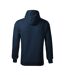 Sweat À Capuche Cape Free Homme Bleu Marine Foncé Malfini-2