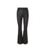 Pantalon simili noir femme vero moda curve siga hr - w48-l32-1