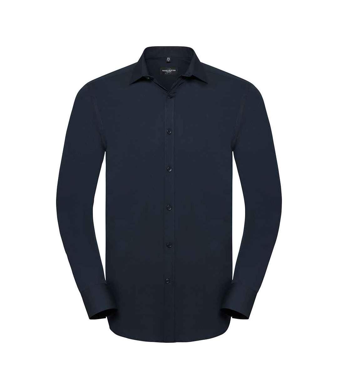 Chemise Ultimate Homme Bleu Marine Vif Russell Collection-1