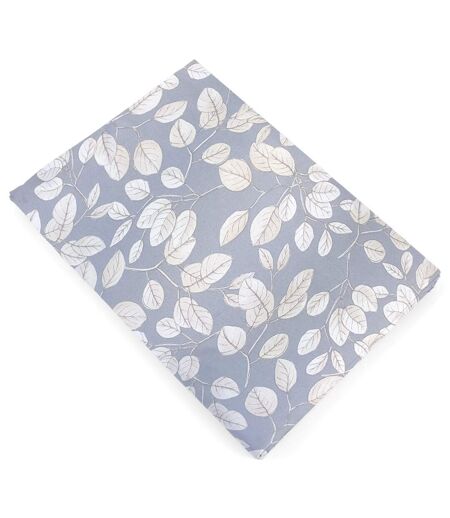 Drap plat percale de coton LISON GRIS