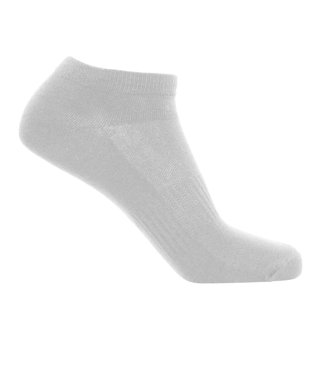 Pack of 5  Unisex adult orbital liner socks  white Trespass