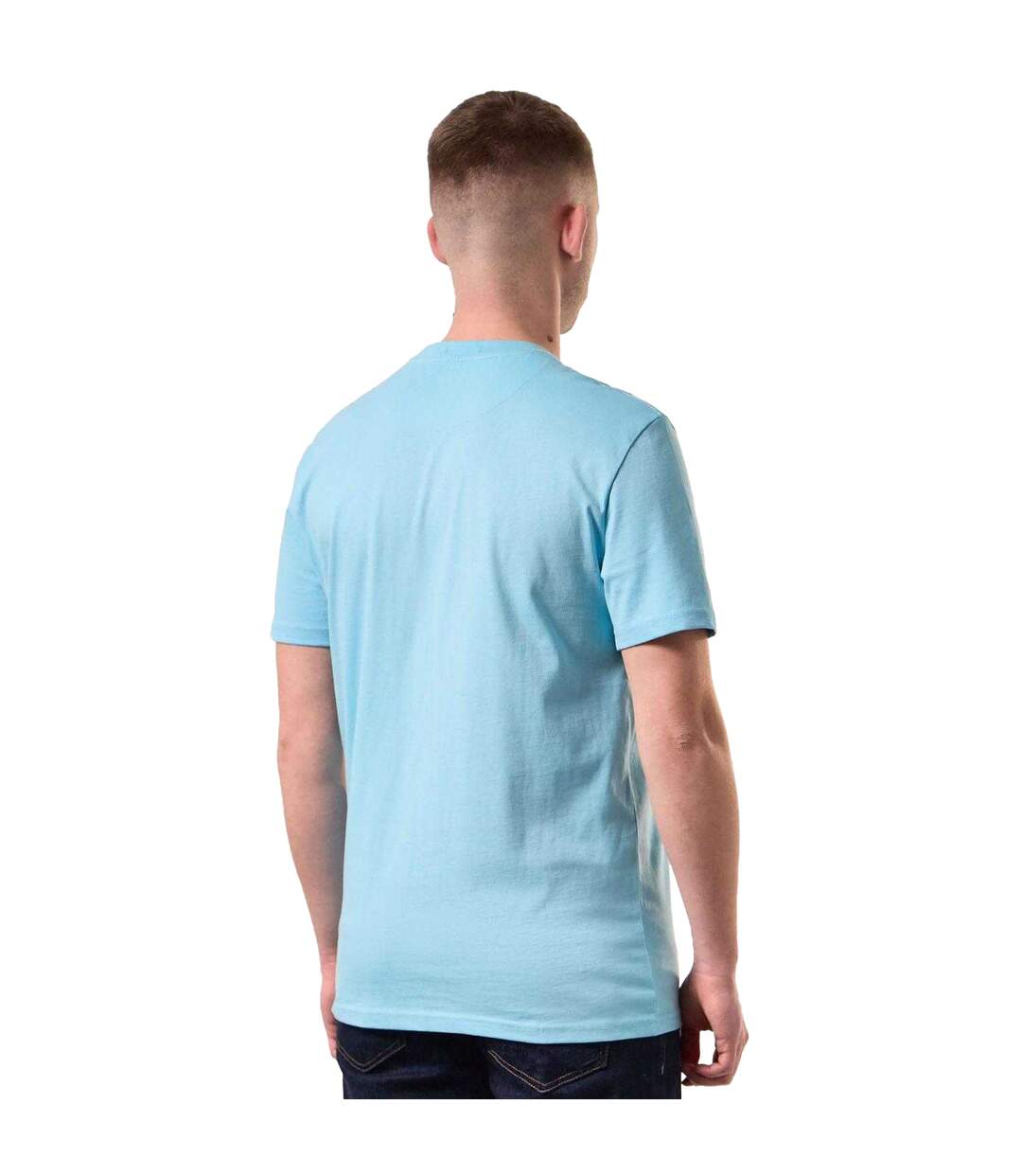 T-shirt Style Graphique Bonpensiero Homme Bleu Clair Weekend Offender-2
