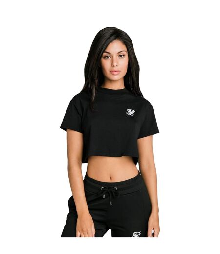 T-shirt Essentials Femme Noir SikSilk