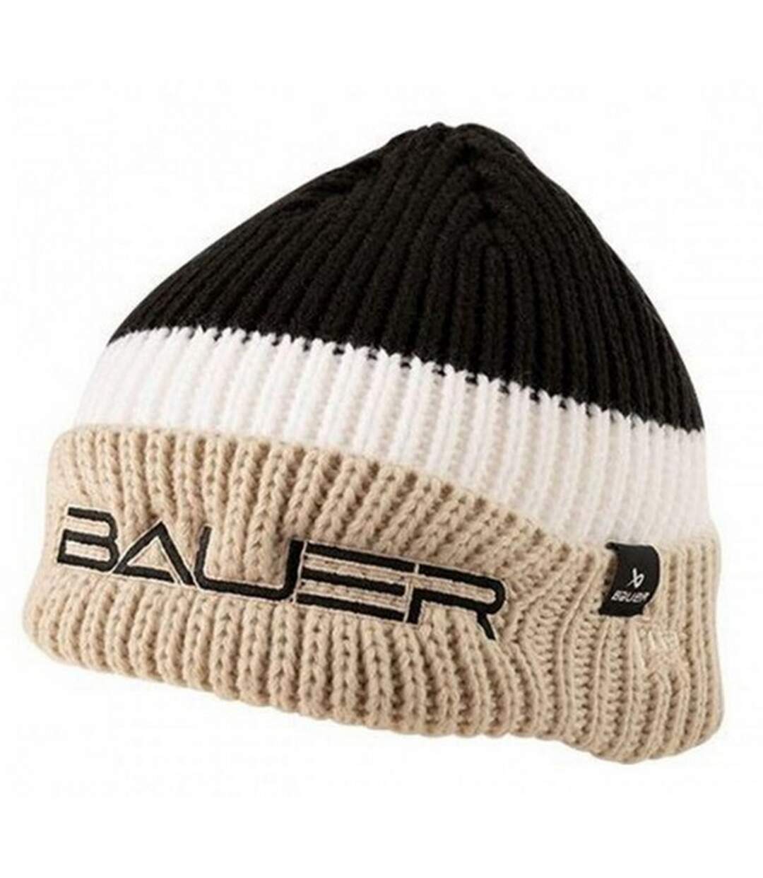 Bonnet D´hiver Motif/style Blocs De Couleurs Enfant Beige Bauer-1