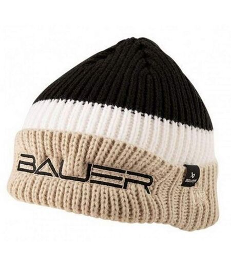Bonnet D´hiver Motif/style Blocs De Couleurs Enfant Beige Bauer