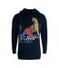 Unisex Adult Bold Tiger Logo Hoodie Navy Cavalli Class-1