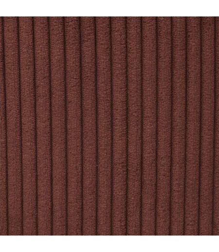 Pouf Coffre Pliable Côtelé Scott 38cm Terracotta