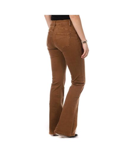 Jean Marron Femme My Tina's Evase - S