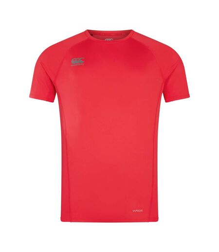 Mens Small Logo Super Light T-shirt Flag Red Canterbury