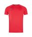 Mens Small Logo Super Light T-shirt Flag Red Canterbury-1