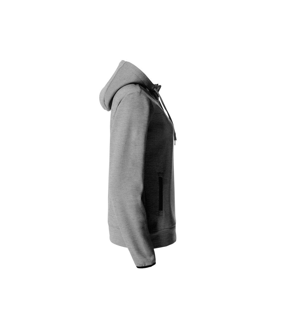 Veste à capuche ottawa femme gris chiné Clique