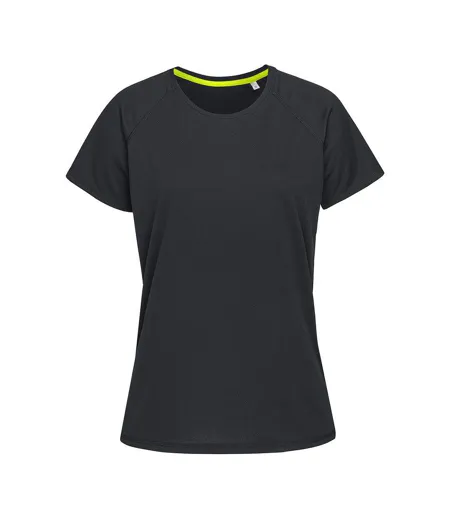 T-shirt Raglan Hommes Noir Stedman