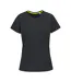 T-shirt Raglan Hommes Noir Stedman-2