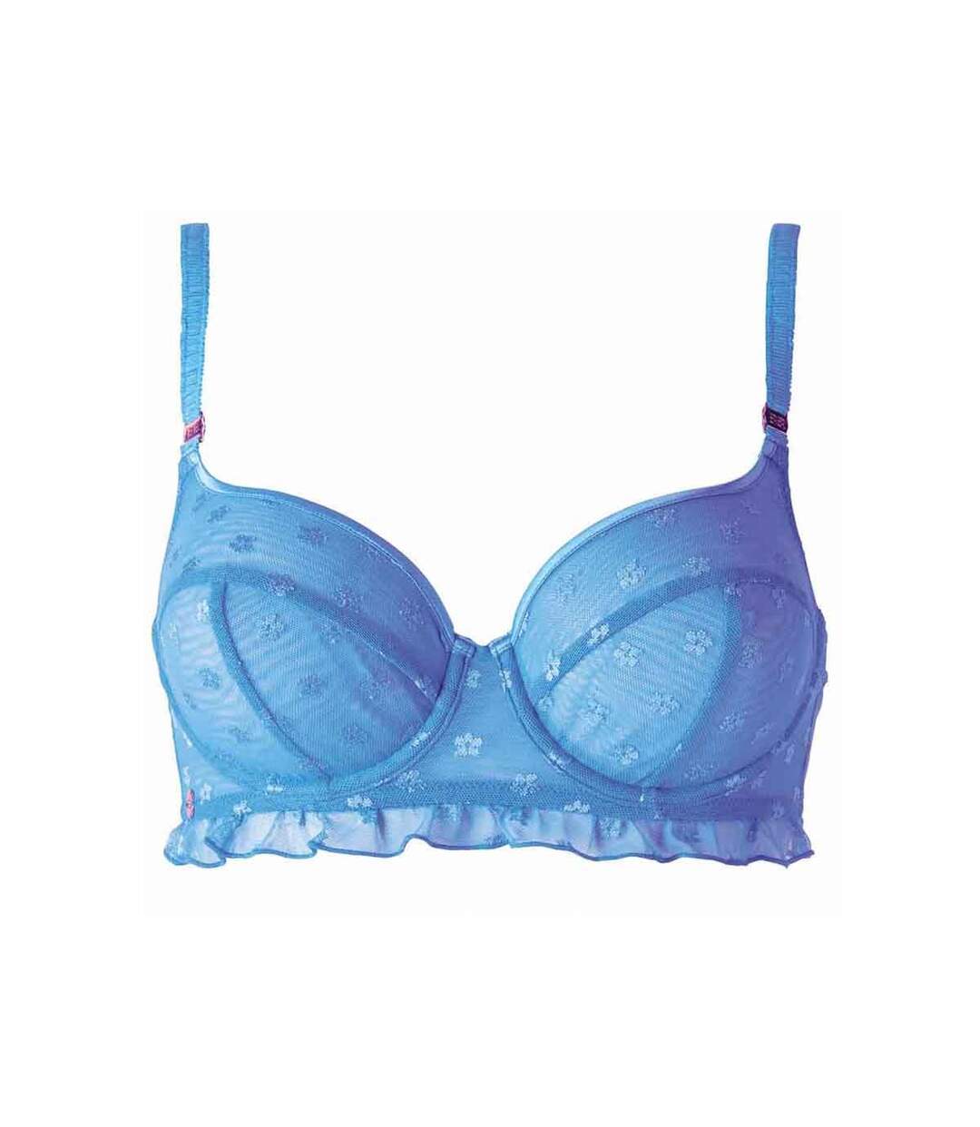 Soutien-gorge à armatures bleu Podium-1