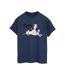 Disney Femme/Les femmes 101 Dalmatians Top Dog Coton Boyfriend T-Shirt (Bleu marine) - UTBI26084-1