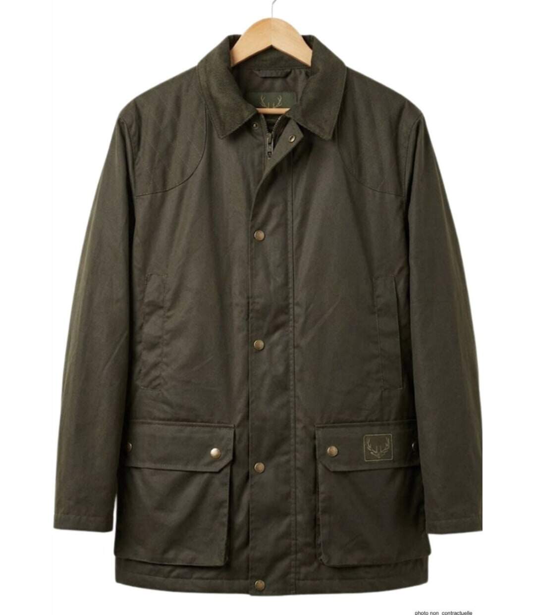LEDERTYS LY0007 — Veste de chasse coton & polyester kaki : la robustesse tout-terrain avec carnier PVC-2
