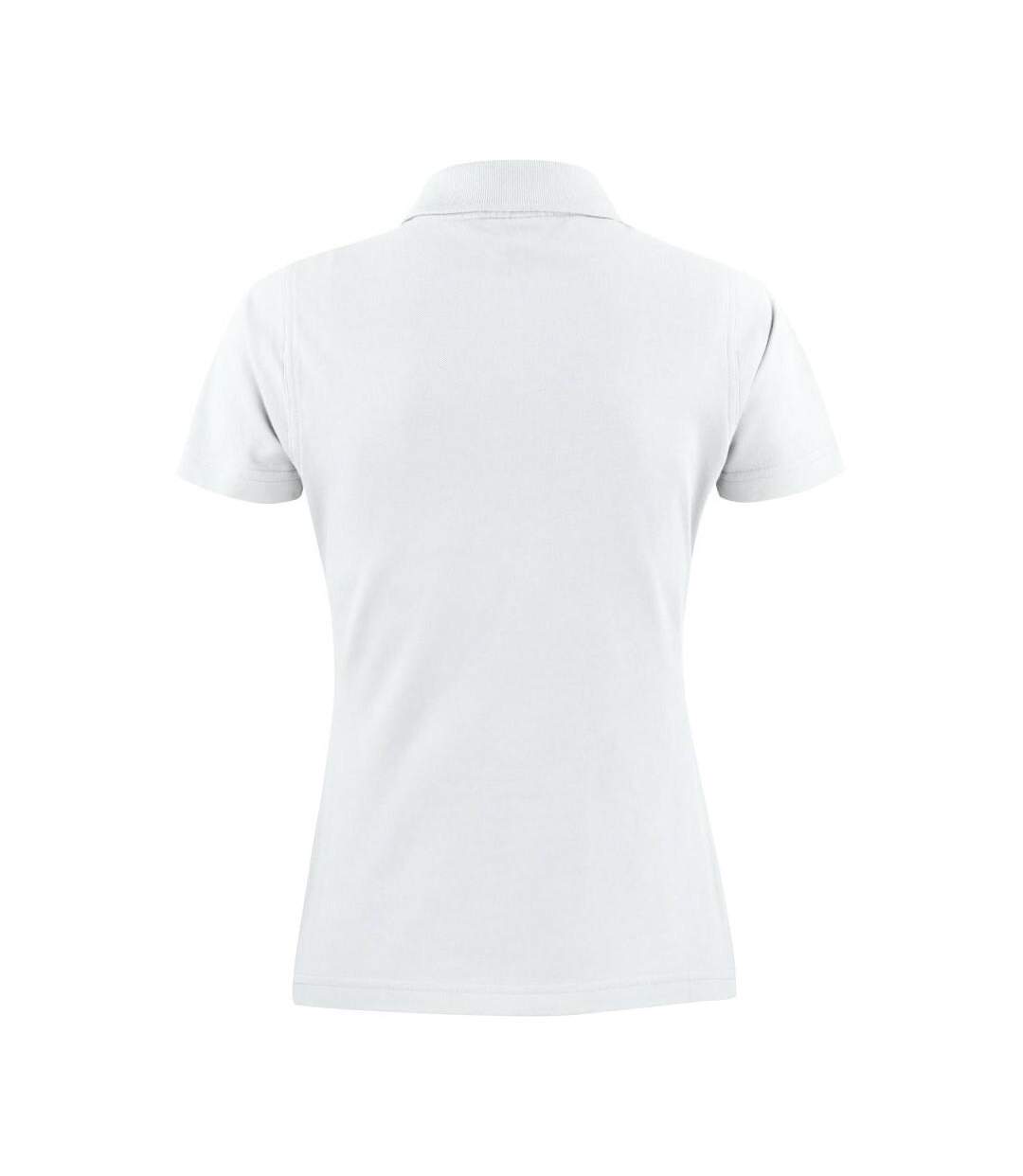 Polo Surf Femme Blanc Printer-2