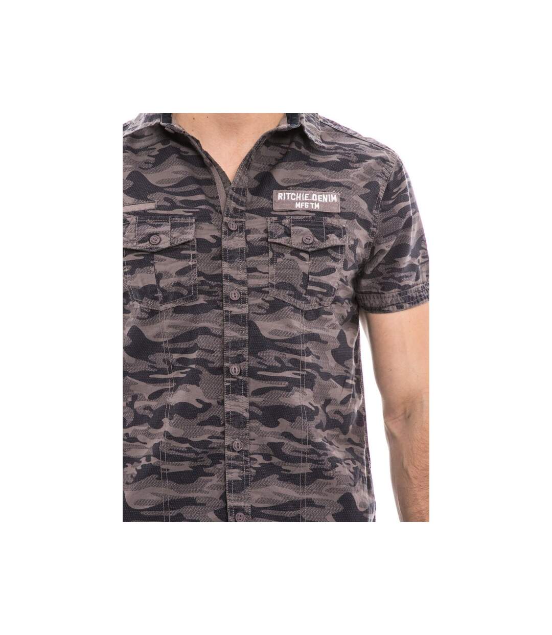 Chemise motif camouflage DAVINCI-3