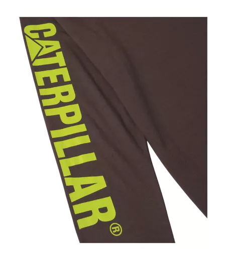 T-shirt Manches Longues Trademark Banner Homme Anthracite Caterpillar