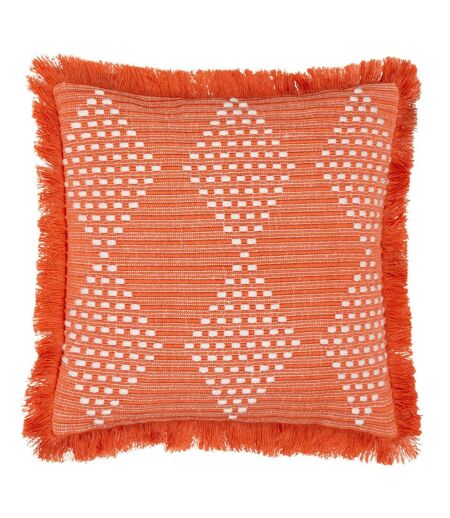 Woven cushion cover 45cm x 45cm orange Furn