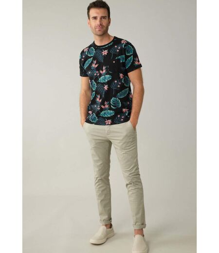 T-shirt pour homme à motifs tropicaux NUBIE