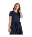 Robe longue ember nosibotanical femme/ladies bleu marine Craghoppers-1