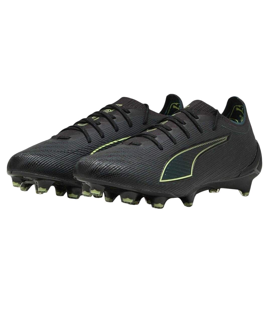 Mens Ultra 6 Match Firm Ground Football Boots  Black Puma-4