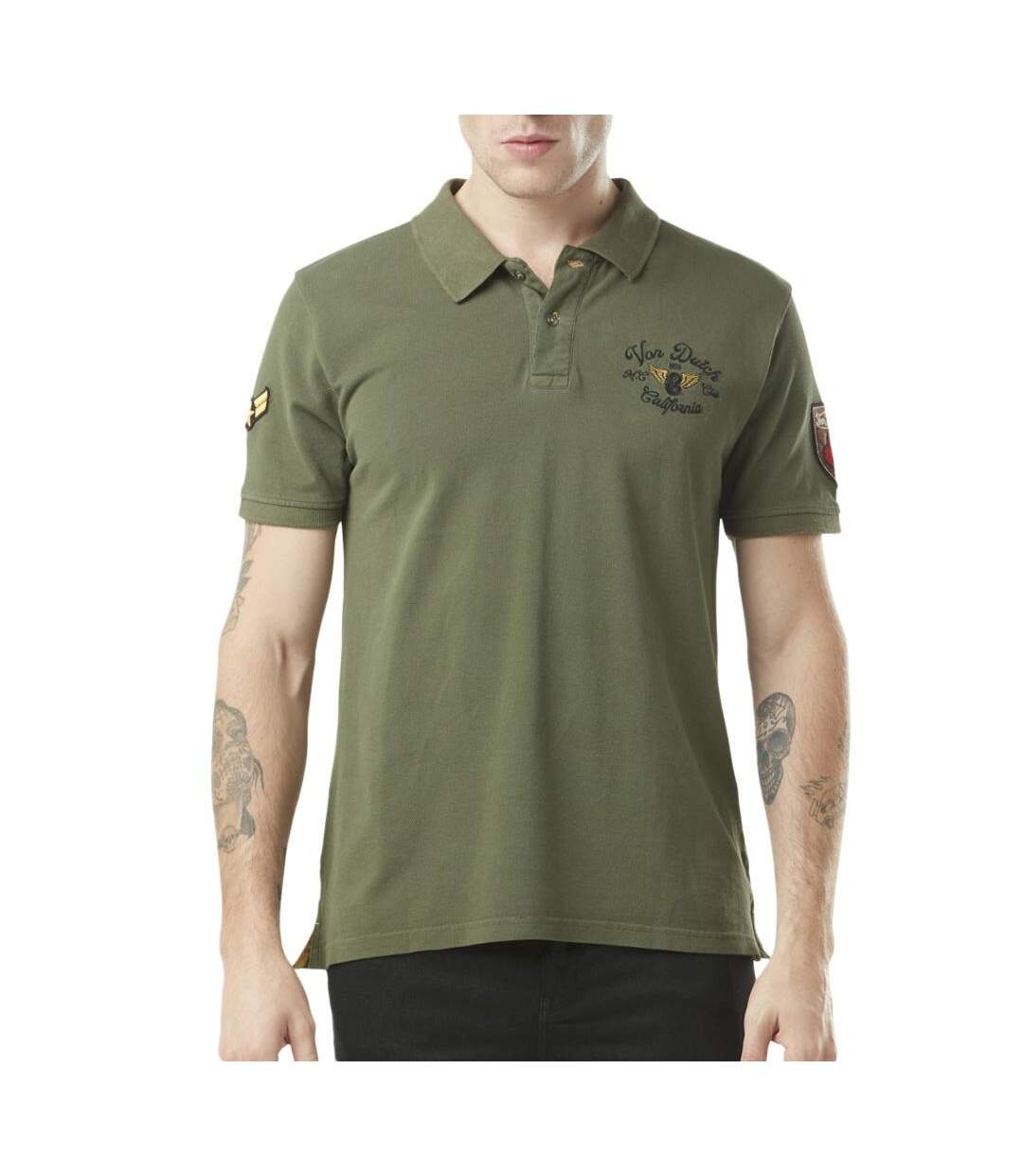Polo kaki homme von dutch mick-1