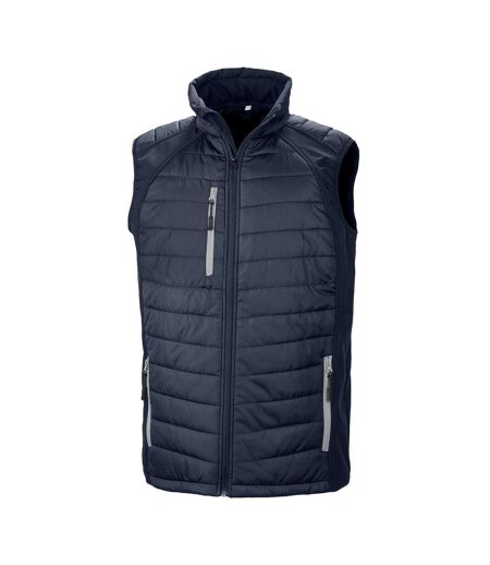 Veste Sans Manches Compass Adulte Bleu Marine Gris Result