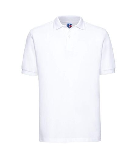Polo À Manches Courtes Hommes Blanc Russell