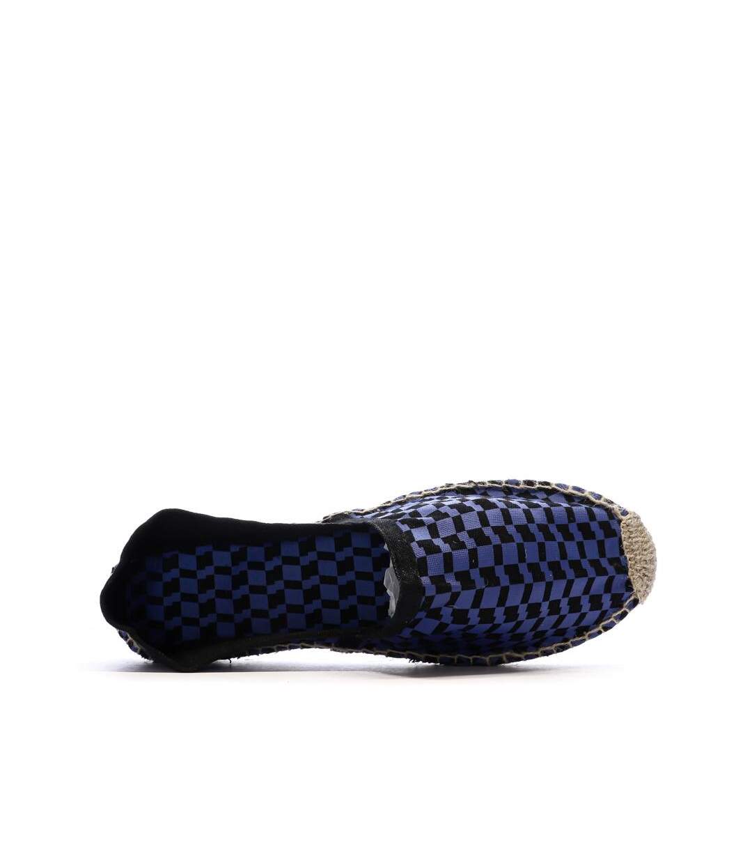 Espadrilles damier bleu/noir homme ushuaia dimitri-4