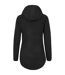 Womens/ladies Polar Fleece Full Zip Hoodie Black Urban Classics-2