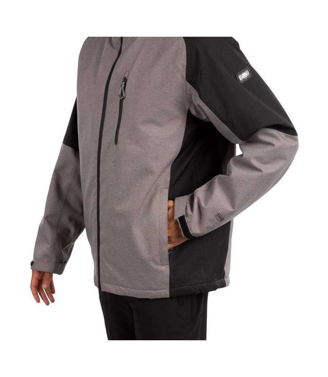 Mens Resford Padded Jacket Grey Marl Trespass-3